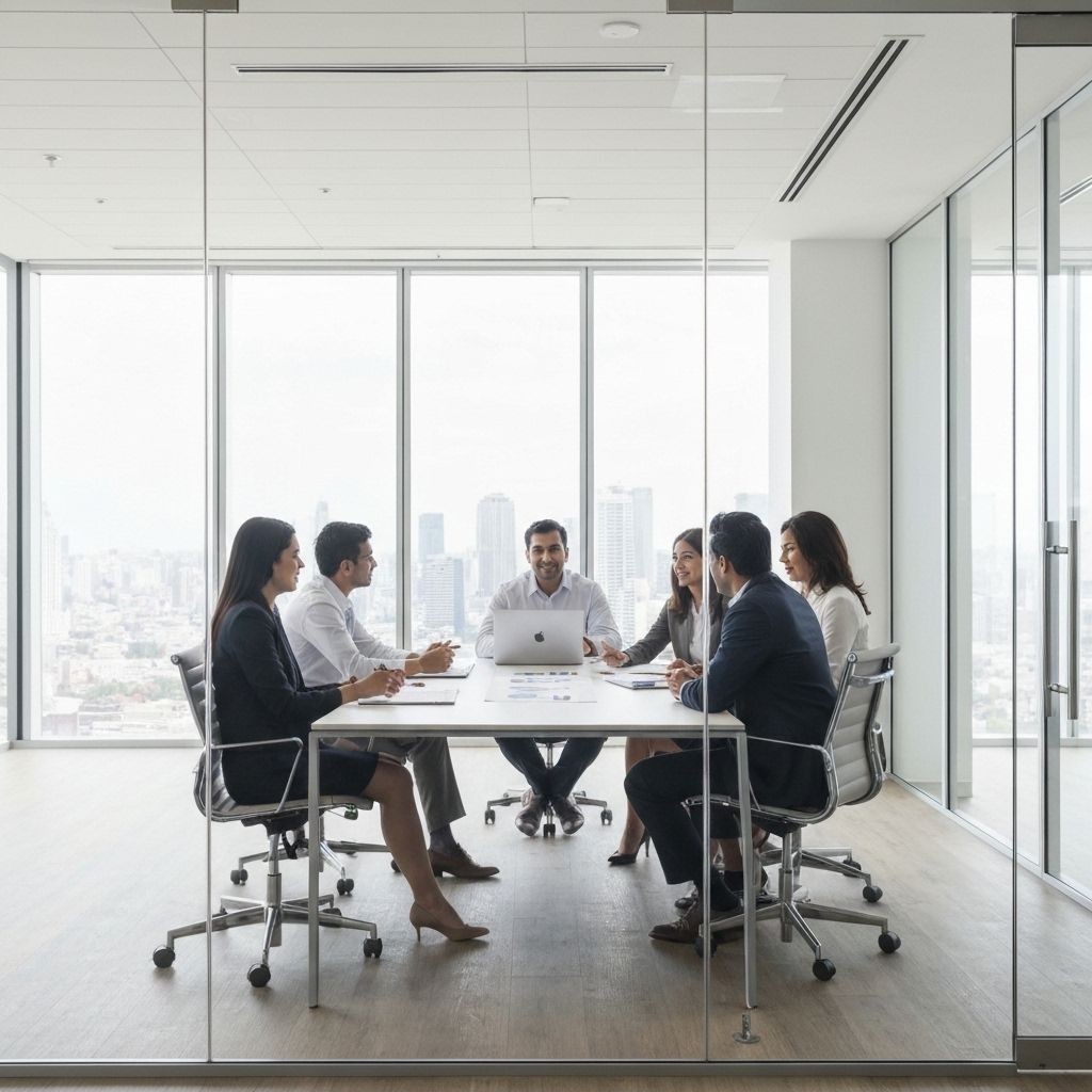 Blueflag Digital team collaborating in a modern office